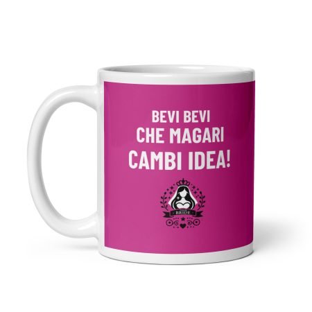 tazza divertente addio nubilato bevi che cambi idea