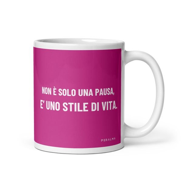 Tazza Rosa Non è solo una pausa, è uno stile di vita